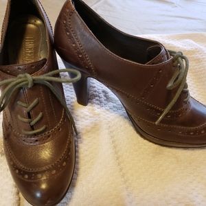 Tribeca by Kenneth Chole leather oxford platforms